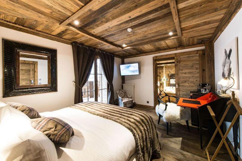 Le Chalet Blanc Megève Extérieur photo